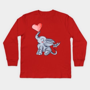 Heart for Baby (Girl) Kids Long Sleeve T-Shirt